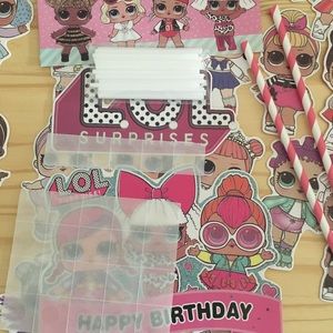 LOL Cake Topper Cupcake Toppers Happy Birthday Party Supplies Fiesta 30pcs